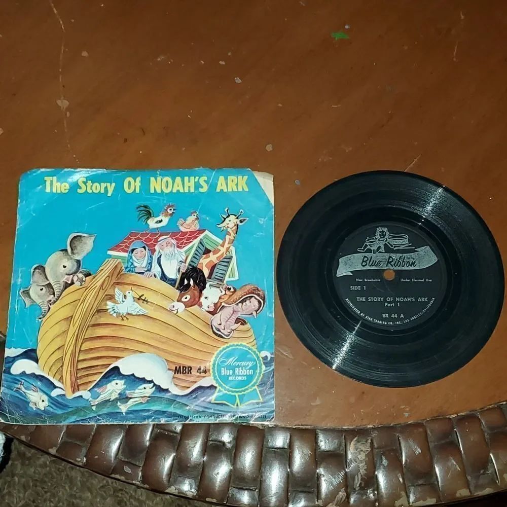 Vintage Mercury Blue Ribbon The Story of Noah's Ark Vinyl
